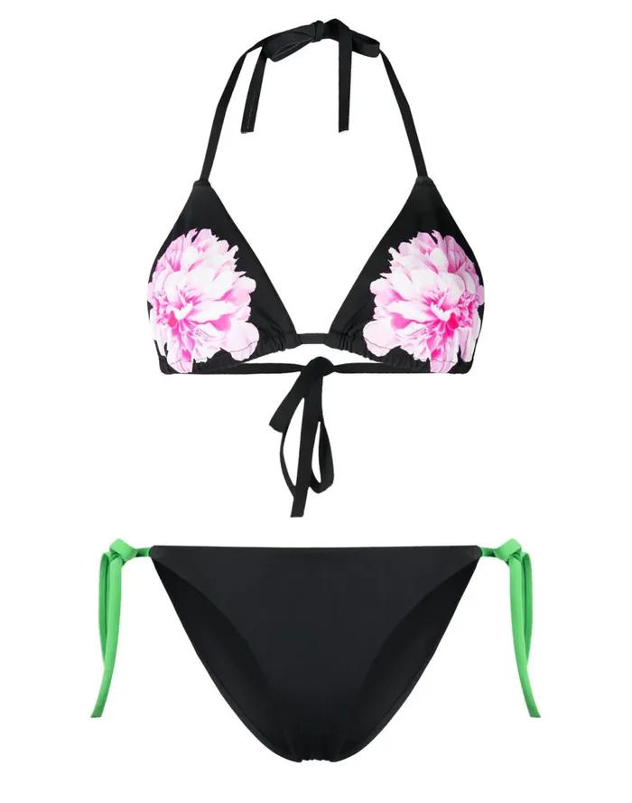 Women Cynthia Rowley Swim Becca String Bikini Top Black Women Cynthia Rowley Swim Becca String Bikini Top Black