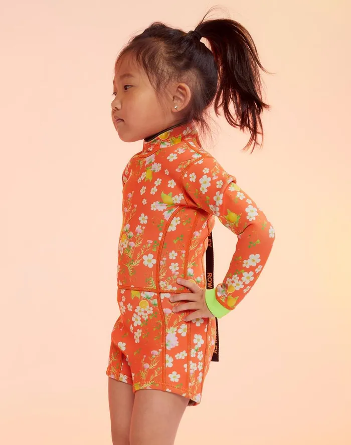 Women Cynthia Rowley Swim Kids Floral Wetsuit Orgmt