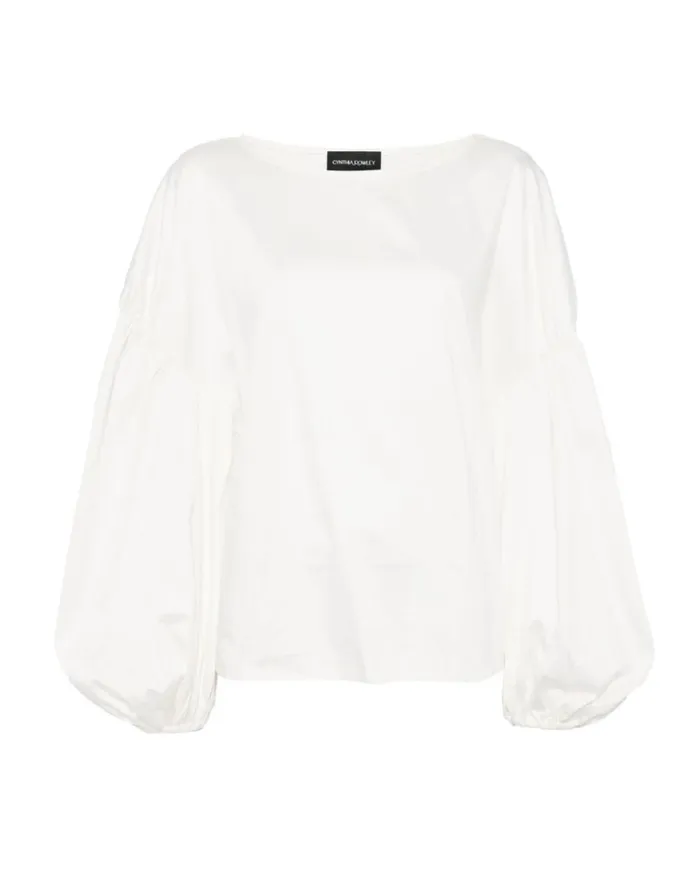 Women Cynthia Rowley Tops Geneva Cotton Blouse White Women Cynthia Rowley Tops Geneva Cotton Blouse White