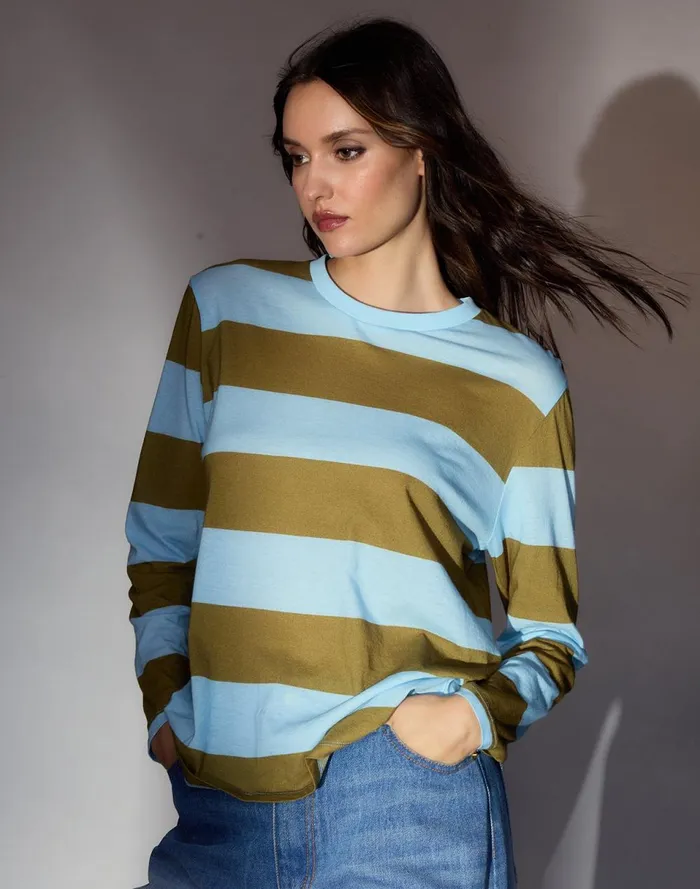 Women Cynthia Rowley Tops Long Sleeve Everyday Tee Blugr