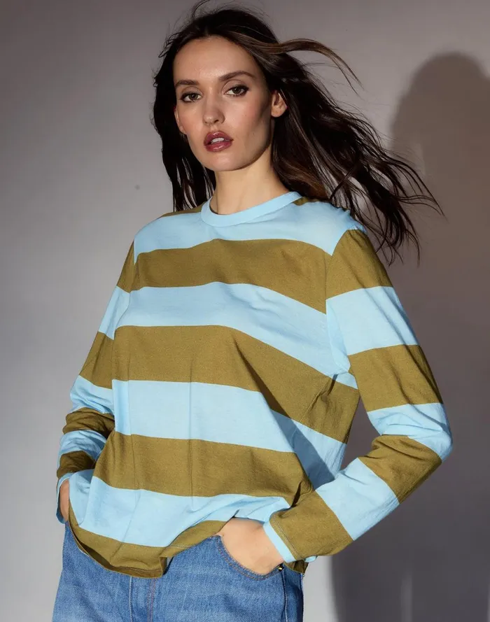 Women Cynthia Rowley Tops Long Sleeve Everyday Tee Blugr