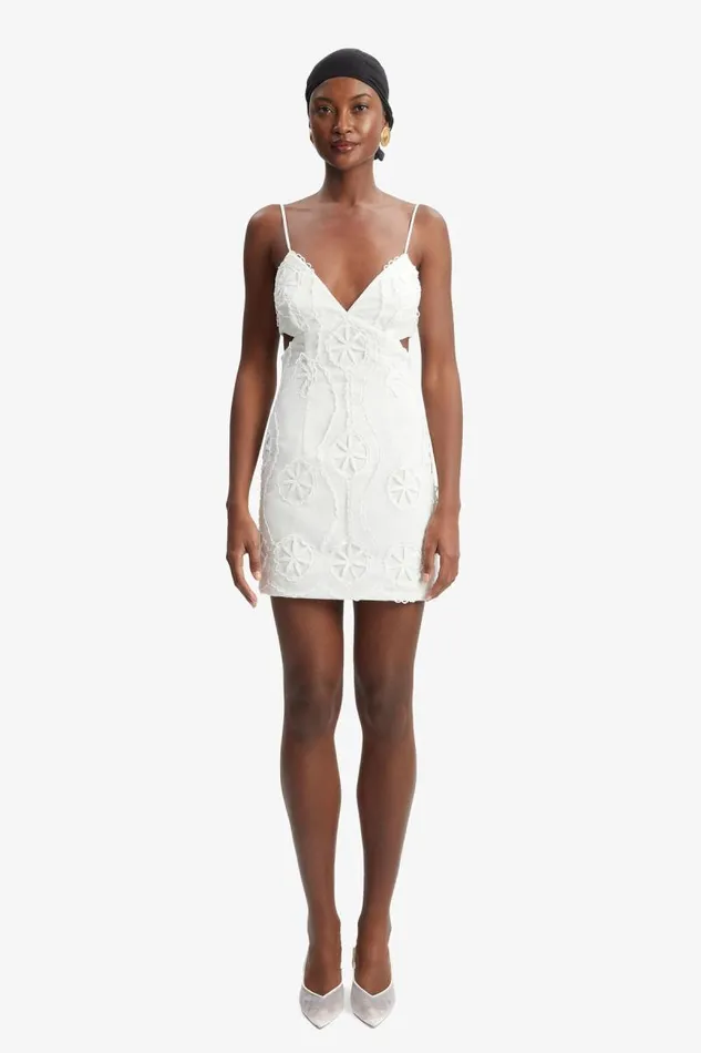Women Day To Night Dresses Bardot Loressa Lace Mini Dress In Orchid White Orchid White Women Day To Night Dresses Bardot Loressa Lace Mini Dress In Orchid White Orchid White