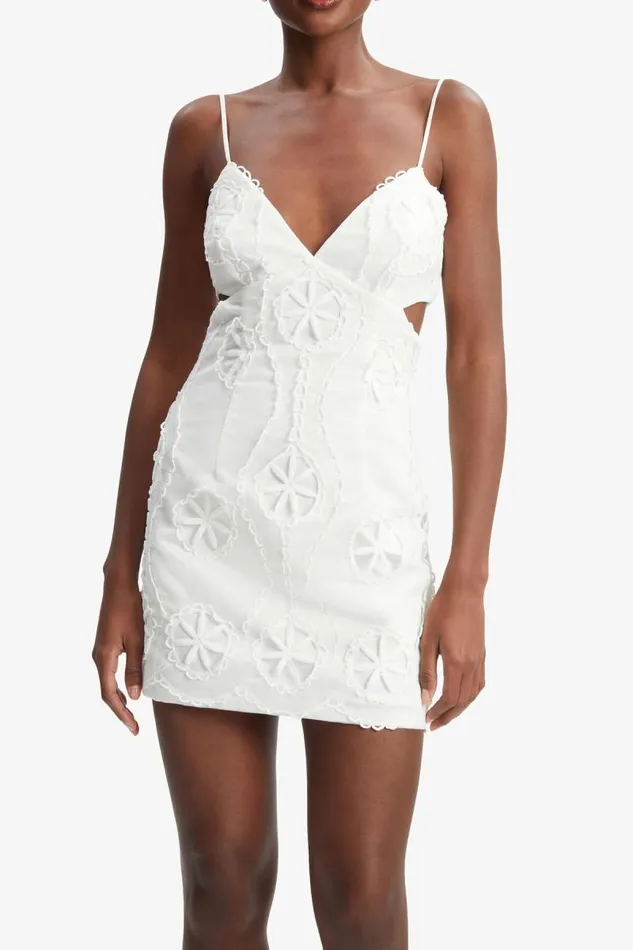 Women Day To Night Dresses Bardot Loressa Lace Mini Dress In Orchid White Orchid White Women Day To Night Dresses Bardot Loressa Lace Mini Dress In Orchid White Orchid White