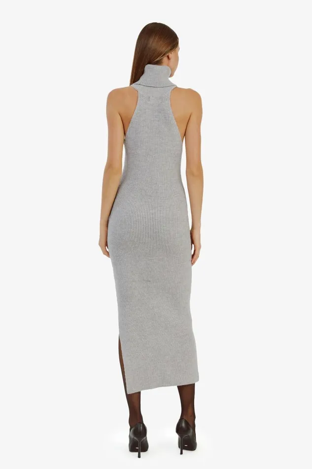 Women Day To Night Dresses Bardot Mariano Knit Maxi Dress In Grey Grey