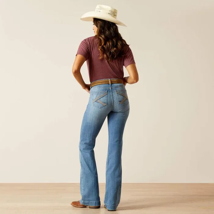 Women Denim Ariat High Rise Alice Slim Trouser Glendale Women Denim Ariat High Rise Alice Slim Trouser Glendale
