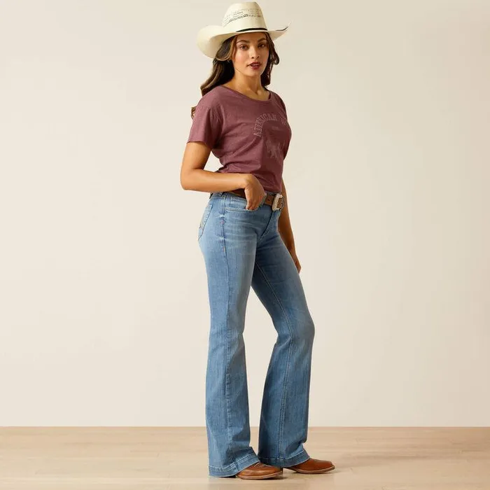 Women Denim Ariat High Rise Alice Slim Trouser Glendale Women Denim Ariat High Rise Alice Slim Trouser Glendale