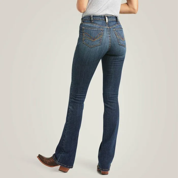 Women Denim Ariat REAL High Rise Fernanda Boot Cut Jean Arkansas Women Denim Ariat REAL High Rise Fernanda Boot Cut Jean Arkansas