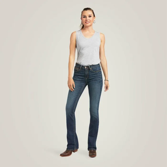 Women Denim Ariat REAL High Rise Fernanda Boot Cut Jean Arkansas Women Denim Ariat REAL High Rise Fernanda Boot Cut Jean Arkansas