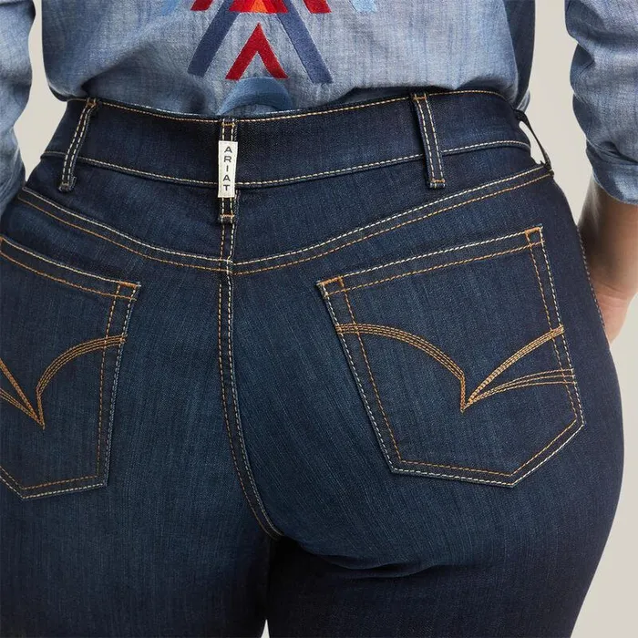 Women Denim Ariat REAL Mid Rise Arrow Fit Jocelyn Boot Cut Jean Nashville