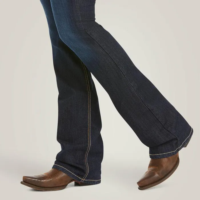 Women Denim Ariat REAL Mid Rise Arrow Fit Jocelyn Boot Cut Jean Nashville