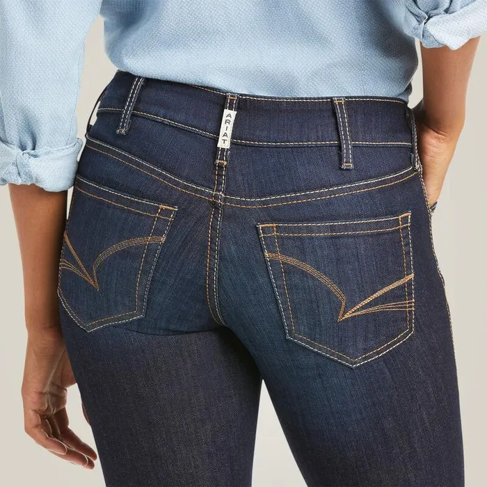 Women Denim Ariat REAL Mid Rise Arrow Fit Jocelyn Boot Cut Jean Nashville