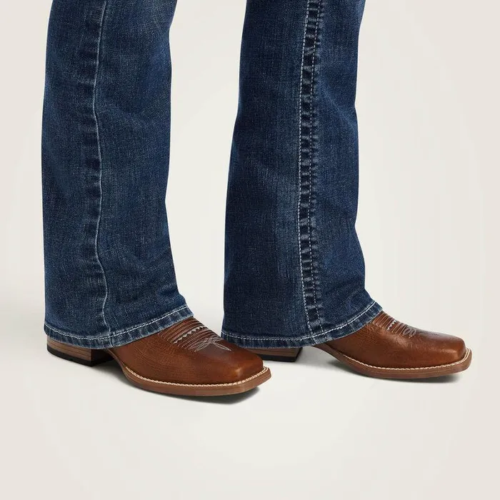 Women Denim Ariat REAL Mid Rise Raquel Boot Cut Jean Canadian