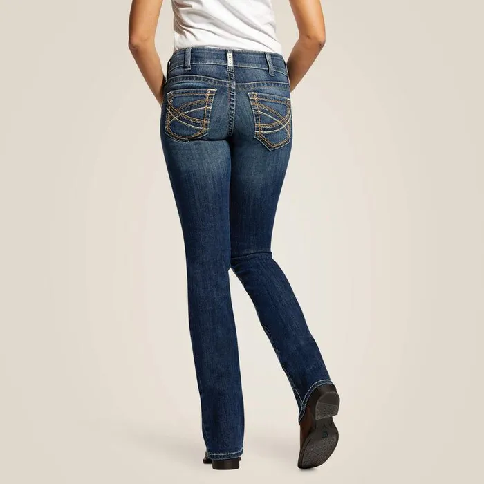 Women Denim Ariat REAL Mid Rise Stretch Entwined Festival Boot Cut Jean Festival Blue Women Denim Ariat REAL Mid Rise Stretch Entwined Festival Boot Cut Jean Festival Blue