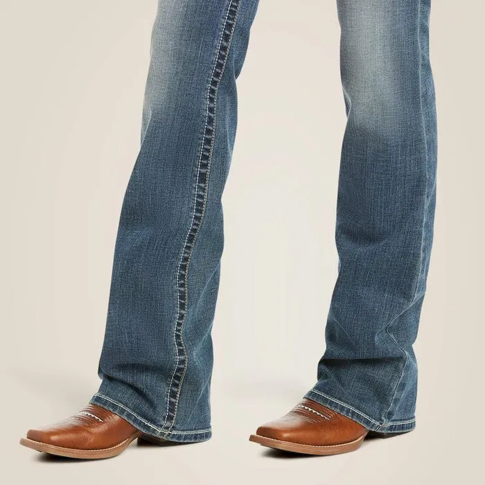 Women Denim Ariat REAL Mid Rise Stretch Whipstitch Boot Cut Jean Rainstorm Women Denim Ariat REAL Mid Rise Stretch Whipstitch Boot Cut Jean Rainstorm