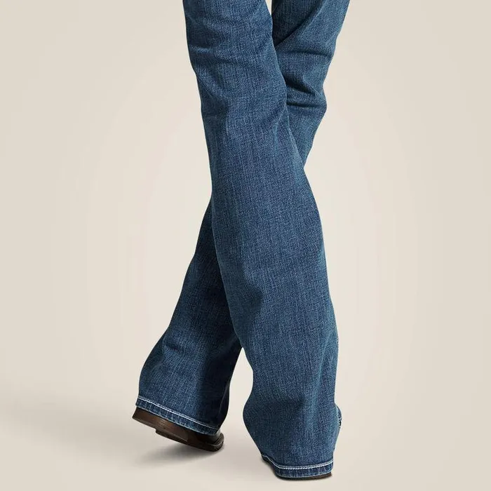 Women Denim Ariat REAL Mid Rise Stretch Whipstitch Boot Cut Jean Rainstorm Women Denim Ariat REAL Mid Rise Stretch Whipstitch Boot Cut Jean Rainstorm