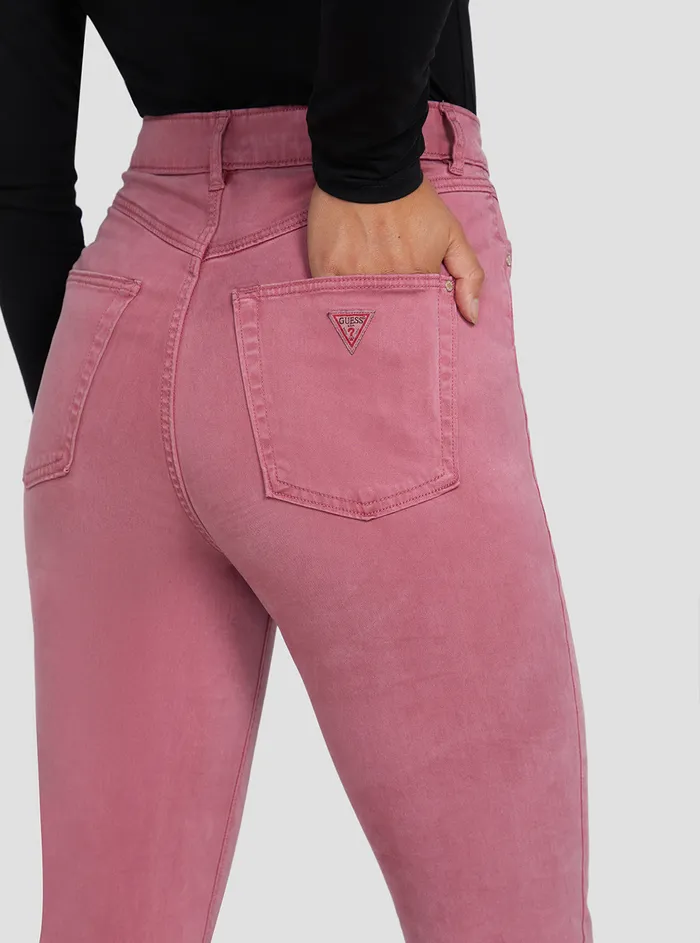 Women Denim GUESS Eco Highrise Skinny Fit Pop 70s Denim Jeans In Antique Mauve Wash Women Denim GUESS Eco Highrise Skinny Fit Pop 70s Denim Jeans In Antique Mauve Wash