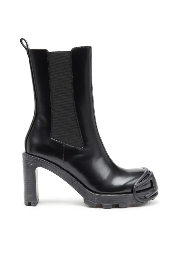 Women Diesel Boots DHAMMER CH D W Black