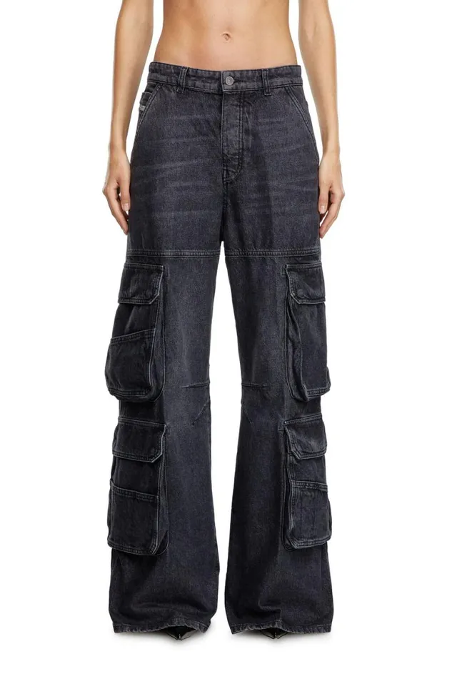Women Diesel Jeans Relaxed Jeans 1996 DSire 0HLAA Blackdark Grey Women Diesel Jeans Relaxed Jeans 1996 DSire 0HLAA Blackdark Grey