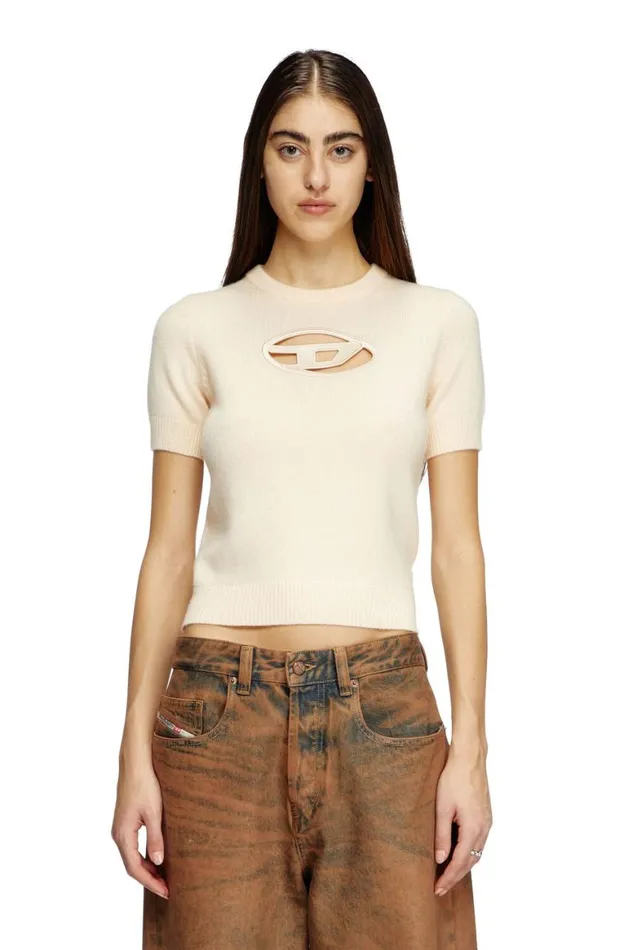 Women Diesel Knitwear MARGARINSS Beige Women Diesel Knitwear MARGARINSS Beige
