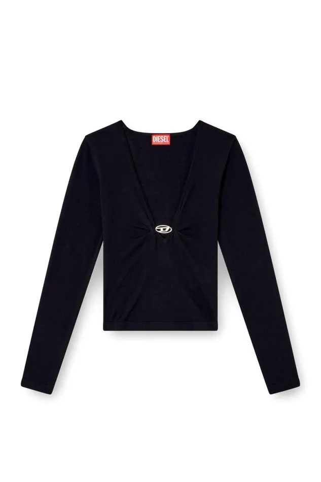 Women Diesel Knitwear MPIAFFY Dark Blue Women Diesel Knitwear MPIAFFY Dark Blue