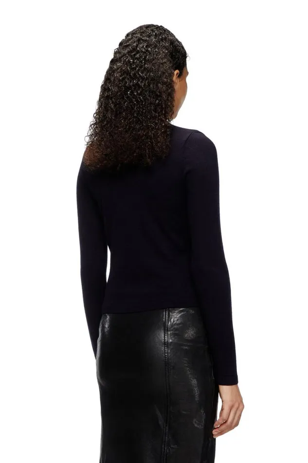 Women Diesel Knitwear MPIAFFY Dark Blue Women Diesel Knitwear MPIAFFY Dark Blue