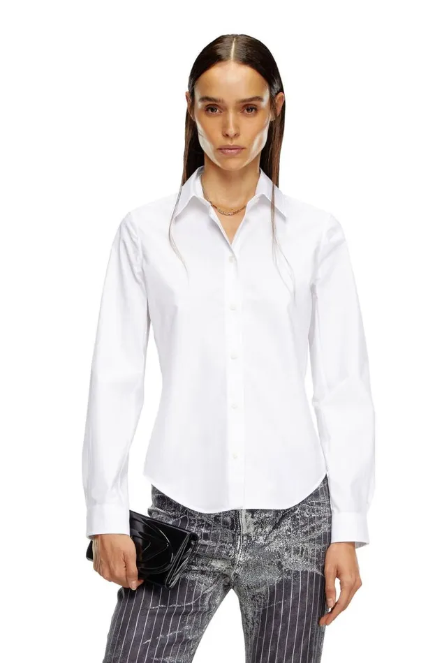 Women Diesel TShirts and Tops CGISELP1 White