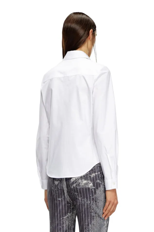Women Diesel TShirts and Tops CGISELP1 White