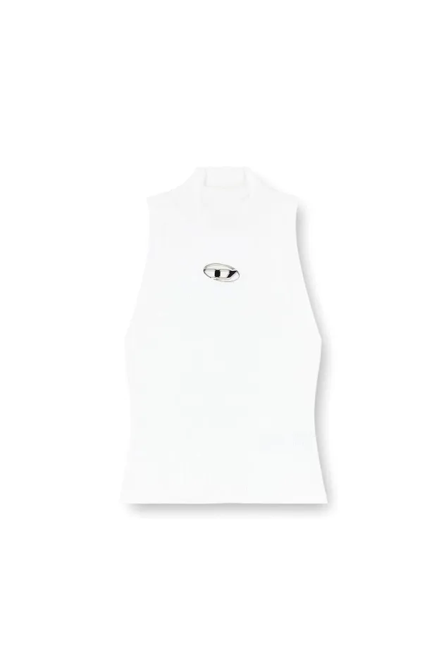 Women Diesel TShirts and Tops MONERVAXTOP White