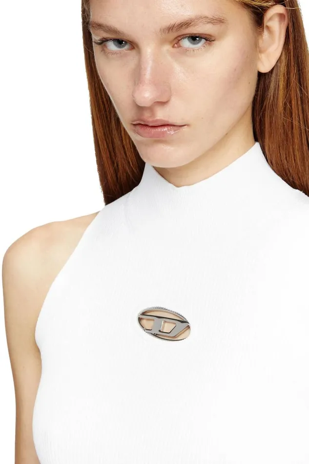 Women Diesel TShirts and Tops MONERVAXTOP White
