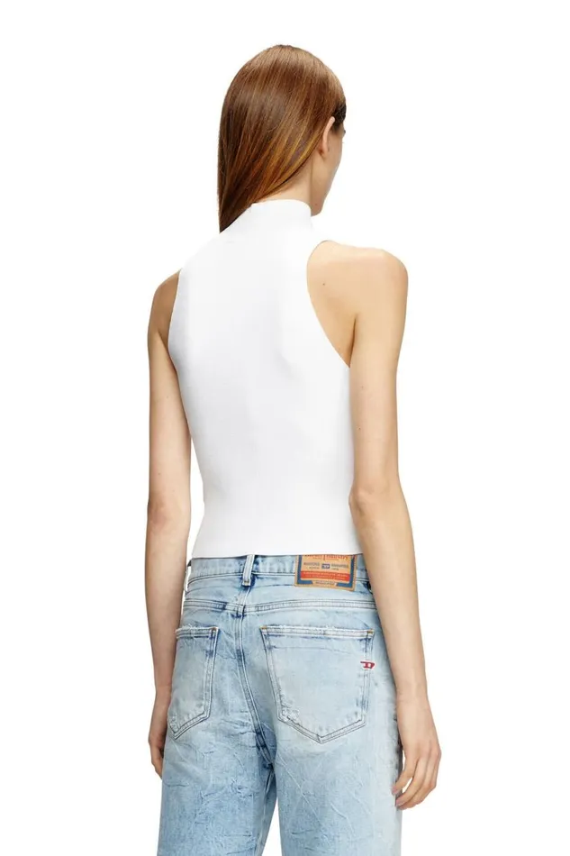 Women Diesel TShirts and Tops MONERVAXTOP White