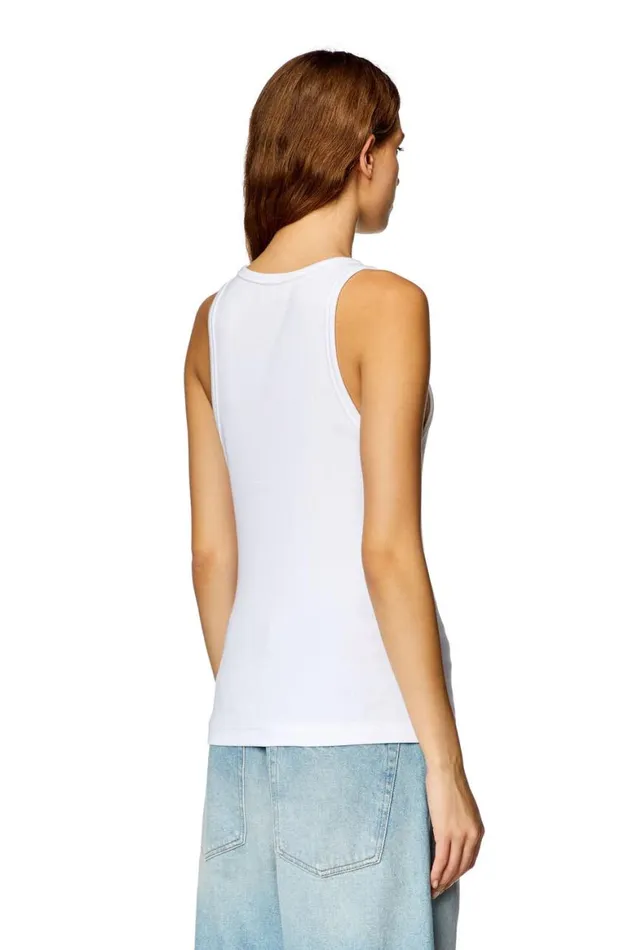Women Diesel TShirts and Tops TANKYD White