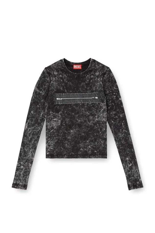 Women Diesel TShirts and Tops TERCOLE Black