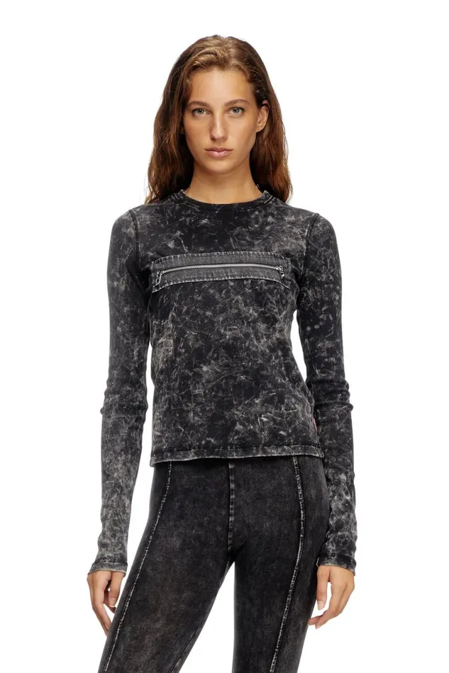 Women Diesel TShirts and Tops TERCOLE Black
