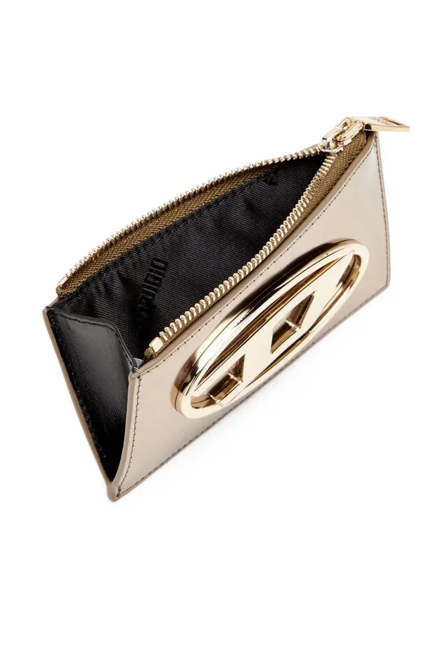 Women Diesel Wallets 1DR CARD HOLDER III Bronze