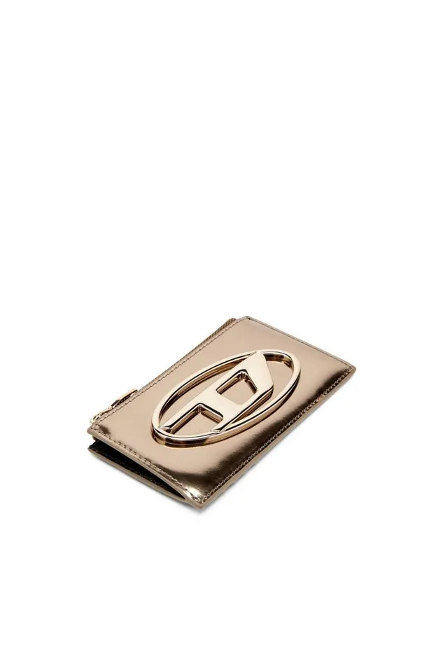 Women Diesel Wallets 1DR CARD HOLDER III Bronze
