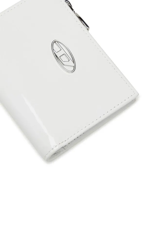 Women Diesel Wallets PLAY BIFOLD ZIP II White Women Diesel Wallets PLAY BIFOLD ZIP II White