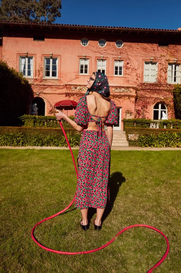 Women Dolcetto Crop Top Red For Love and Lemons Tops Women Dolcetto Crop Top Red For Love and Lemons Tops