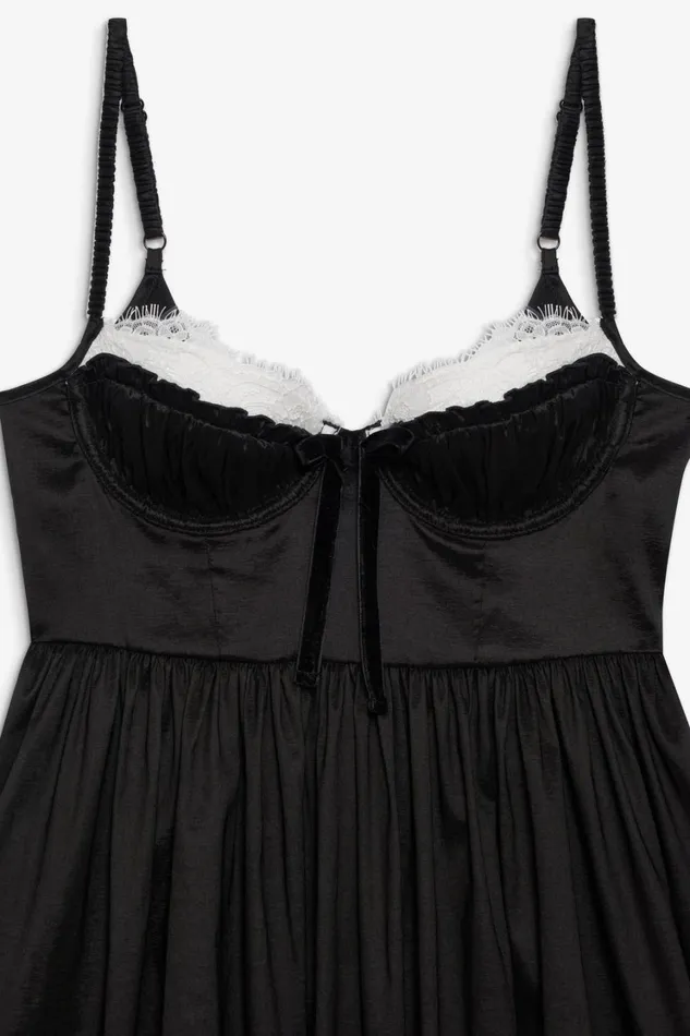 Women Doris Midi Dress Black For Love and Lemons Dresses