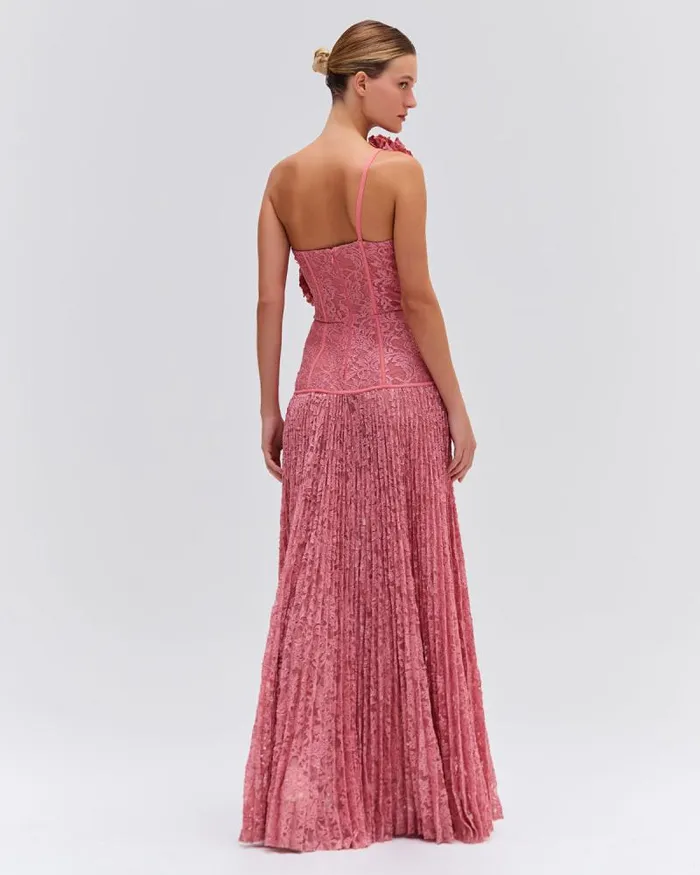 Women Dresses and Jumpsuits PatBO Lace Bustier Maxi Dress Rose
