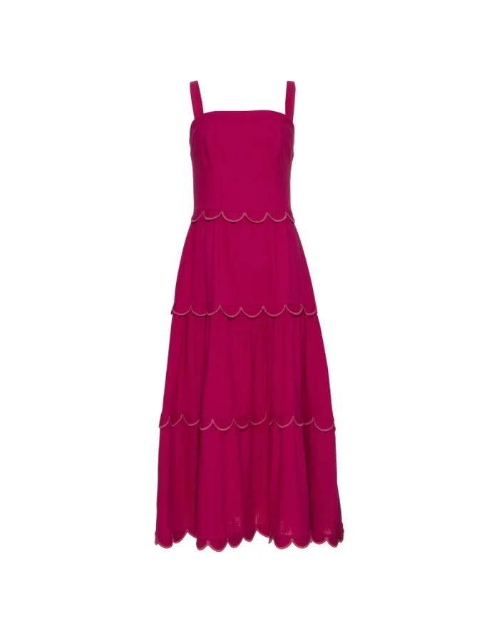 Women Dresses and Jumpsuits PatBO Linen Midi Dress Pink