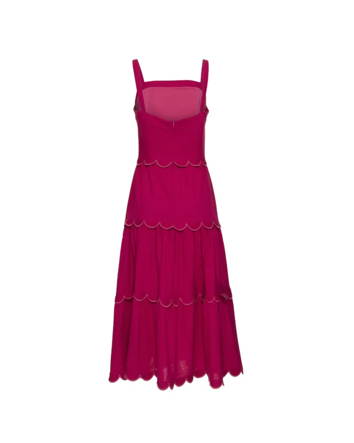 Women Dresses and Jumpsuits PatBO Linen Midi Dress Pink