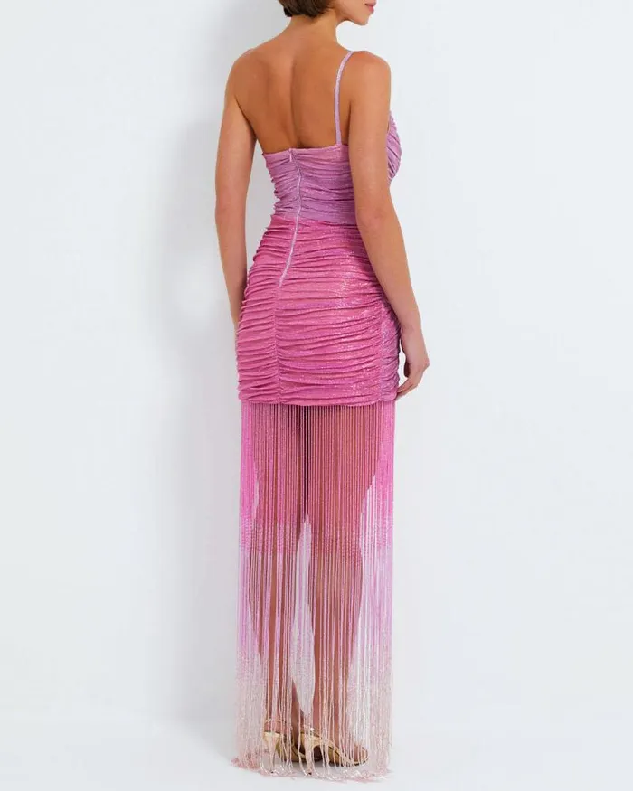Women Dresses and Jumpsuits PatBO Ombre Beaded Gown EXCLUSIVE Pop Pink