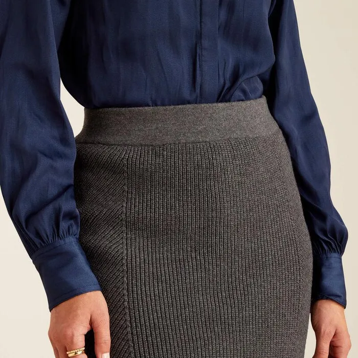 Women Dresses and Skirts Ariat Malvern Skirt Charcoal Women Dresses and Skirts Ariat Malvern Skirt Charcoal