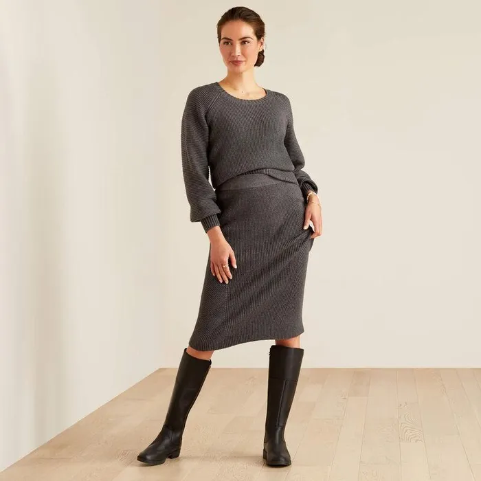 Women Dresses and Skirts Ariat Malvern Skirt Charcoal Women Dresses and Skirts Ariat Malvern Skirt Charcoal