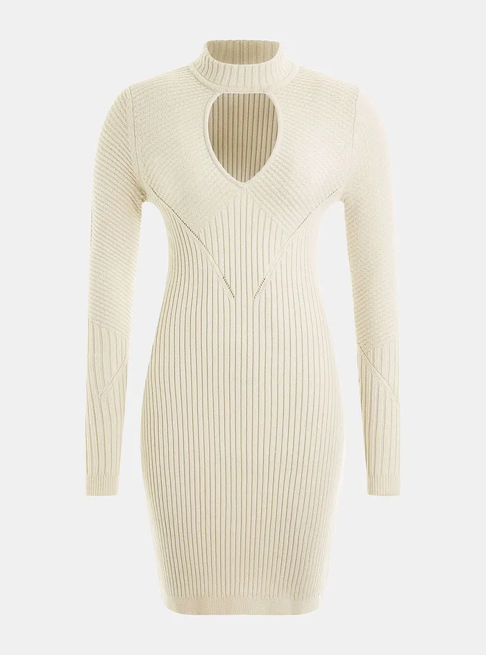 Women Dresses GUESS Eco Pearl Tatia Knit Mini Dress Women Dresses GUESS Eco Pearl Tatia Knit Mini Dress