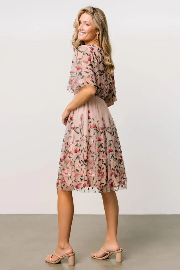 Women Duchess Tulle Dress Rose Garden Baltic Born Short Dresses Women Duchess Tulle Dress Rose Garden Baltic Born Short Dresses