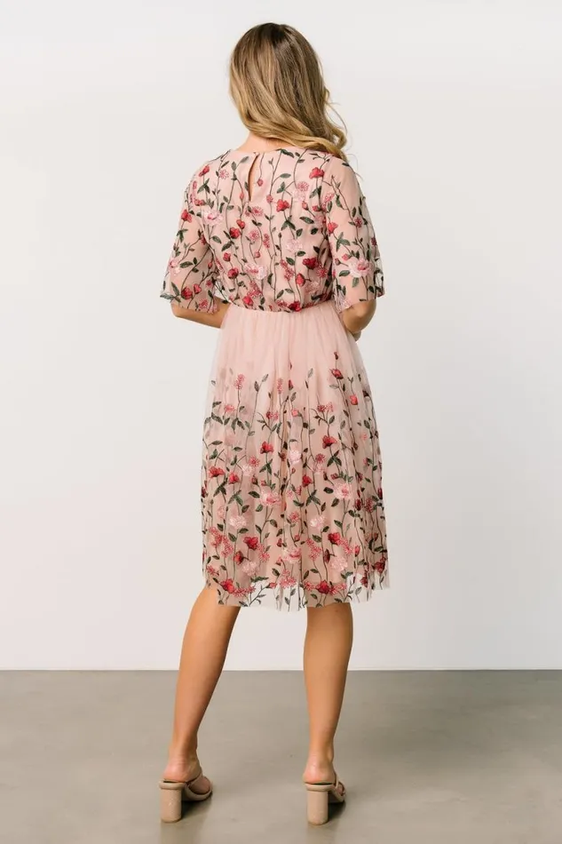 Women Duchess Tulle Dress Rose Garden Baltic Born Short Dresses Women Duchess Tulle Dress Rose Garden Baltic Born Short Dresses