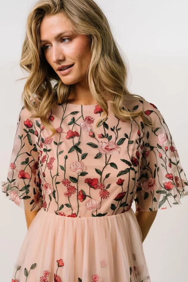 Women Duchess Tulle Dress Rose Garden Baltic Born Short Dresses Women Duchess Tulle Dress Rose Garden Baltic Born Short Dresses