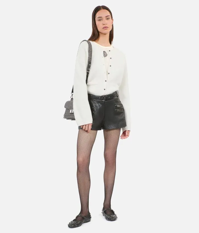 Women Ecru Alpaca And Wool Cardigan THE KOOPLES Sweaters