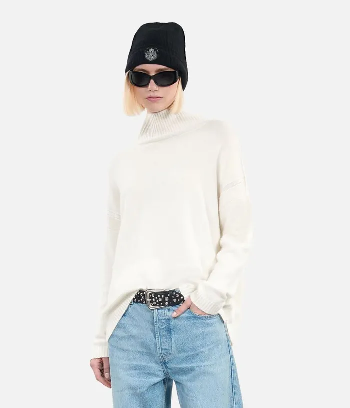Women Ecru Cashmere Sweater THE KOOPLES Sweaters
